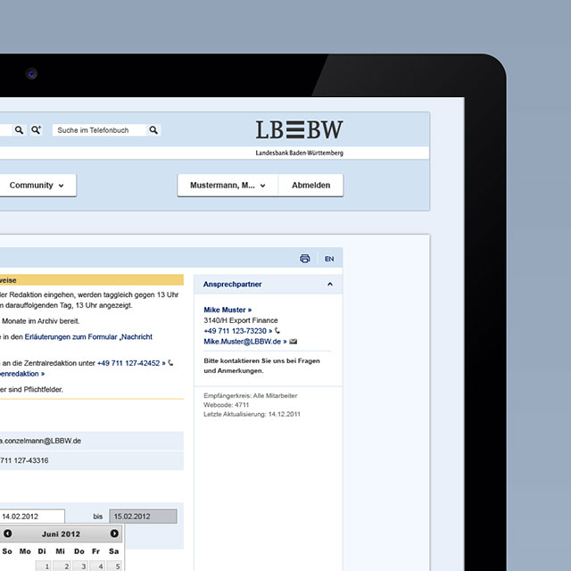 LBBW: Intranet