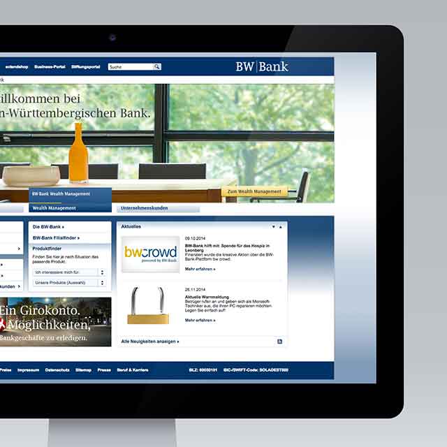 BW-Bank: Relaunch